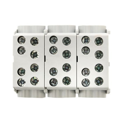 Клемма распределительная КСР с двойным винтом 2x35/2x25 cерая EKF