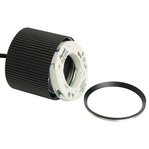 Светильник потолочный Feron Barrel HL4588 ARIA  levitation 12W, 230V, GX53, черный, на подвесе 1,7 м