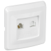 VEGA Розетка 2-местная RJ11/RJ45 РК/Т12-ВБ белый GENERICA