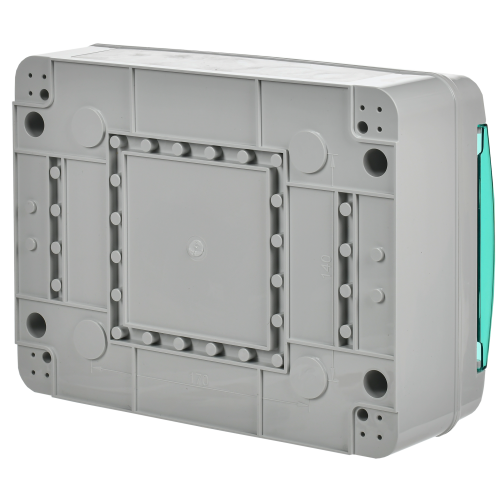 TEKFOR Корпус пластиковый КМПн-12 IP65 зеленая прозрачная дверь IEK