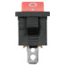 Выключатель клавишный KCD1-102 250В AC/DC, 1P, 6А, (3с), ON-ON, черный корпус, красная клавиша, Mini TDM Выключатель клавишный KCD1-102 250В AC/DC, 1P, 6А, (3с), ON-ON, черный корпус, красная клавиша, Mini TDM