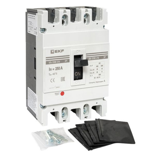 ВА-99М 250/250А 3P 10In 35кА с термомагнитным расцепителем EKF