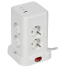 Удлинитель У08K 8 мест 2P+PE 1,5м 3х1,0мм2 16А/250В USB A+C 20Вт белый DOMINIC IEK Удлинитель У08K 8 мест 2P+PE 1,5м 3х1,0мм2 16А/250В USB A+C 20Вт белый DOMINIC IEK