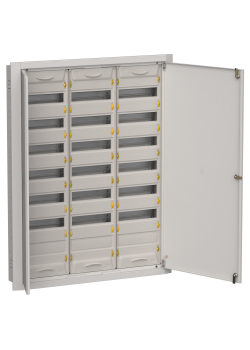 TITAN 5 Корпус металлический ЩРв-252 (3х84) 1130х885х130мм IP31 серый (две двери) IEK