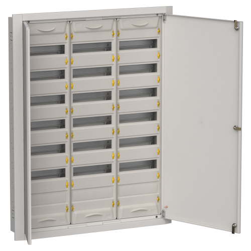 TITAN 5 Корпус металлический ЩРв-252 (3х84) 1130х885х130мм IP31 серый (две двери) IEK