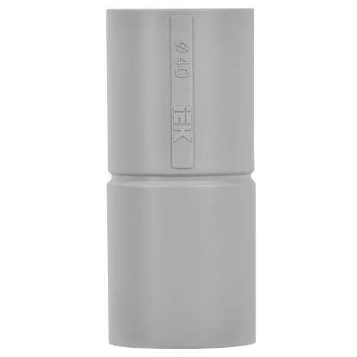 ELASTA Муфта труба-труба GI40G серая IEK