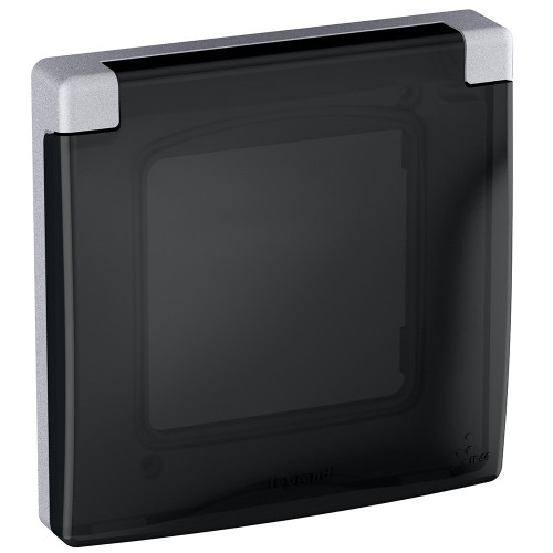 INSPIRIA Рамка 1-местная IP44 алюминий
