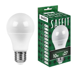 Лампа светодиодная SAFFIT SBA6010 Шар E27 10W 230V 4000K
