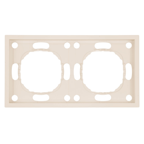 Рамка STEKKER, PFR00-5002-08 2-местная, серия Эмили, кашемир, soft touch
