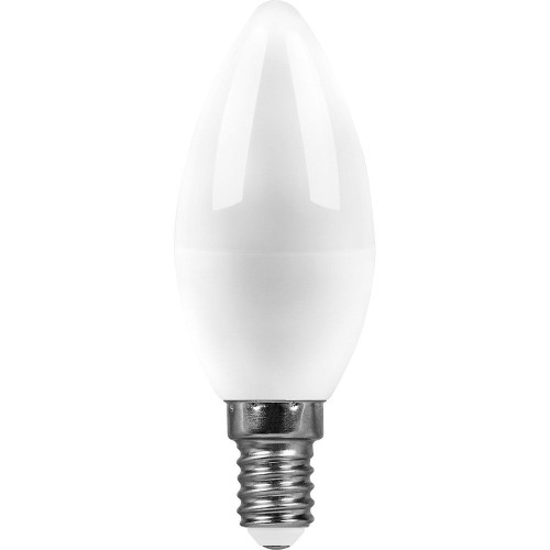 Лампа светодиодная SAFFIT SBC3707 Свеча E14 7W 230V 6400K