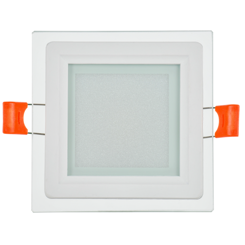 Светильник светодиодный ДВО 1623 со стеклом квадрат 6Вт 4000К IP20 IEK
