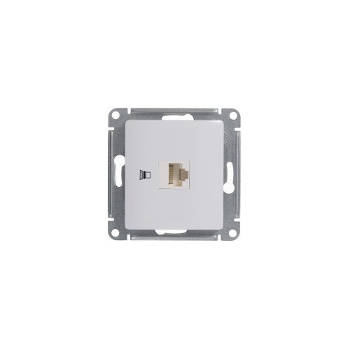 GLOSSA РОЗЕТКА компьютерная RJ45 кат. 5e, механизм, БЕЛЫЙ GLOSSA РОЗЕТКА компьютерная RJ45 кат. 5e, механизм, БЕЛЫЙ