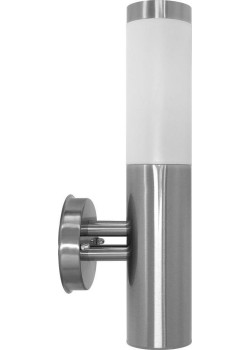 Светильник садово-парковый Feron DH021-B, Техно на стену вверх, 18W E27 230V, серебро