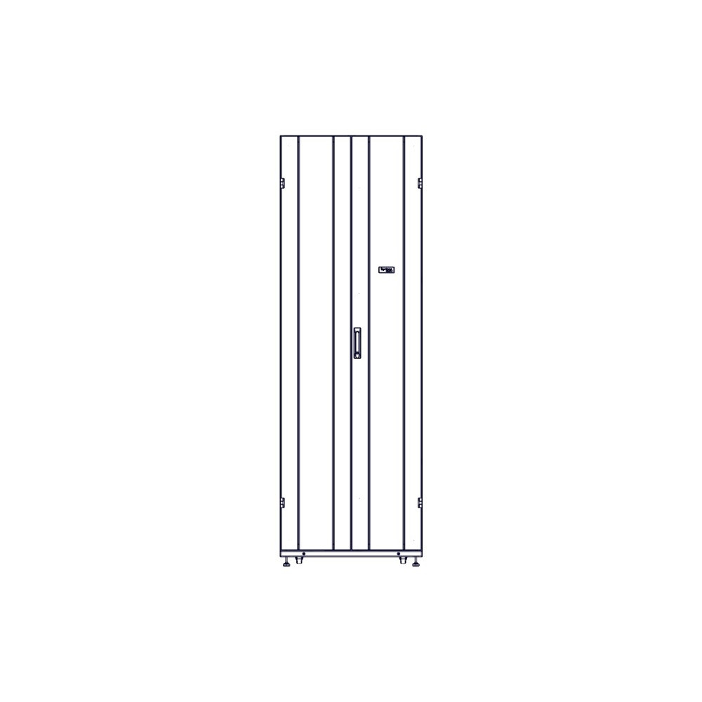 Шкаф Systeme Electric, серия Uniprom, 48U-750/1200, боковые панели 4шт, черный