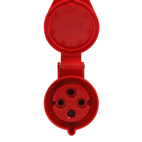 Розетка кабельная 224-32А-6h-380AC-3P+PE-IP44