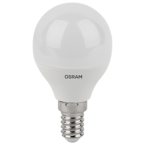 Лампа светодиодная LED Antibacterial 5.5Вт P шар матовая 4000К нейтр. бел. E14 470лм 220-240В угол пучка 200град. бактерицидн. покрыт. (замена 50Вт) OSRAM 4058075561618
