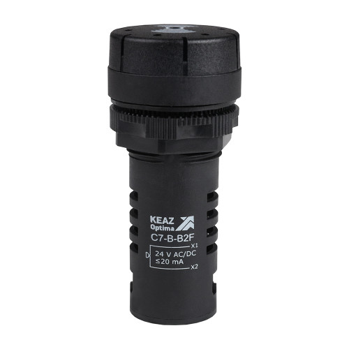 Зуммер с непрерывным сигналом OptiSignal Compact D22 C7-B-B2C черный 24 В AC/DC