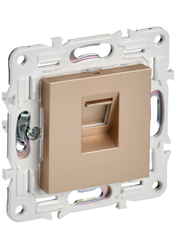 SKANDY Розетка компьютерная RJ45 кат.5E SK-K01Sa песочный IEK