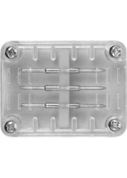 Соединитель для квадр. дюралайта LED-F3W, пластик (продажа упаковкой), LD126