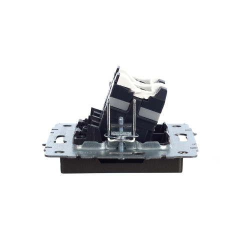 BRITE Розетка компьютерная двойная RJ45 кат.5E РК10-2-БрТБ темная бронза IEK BRITE Розетка компьютерная двойная RJ45 кат.5E РК10-2-БрТБ темная бронза IEK