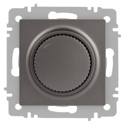 Светорегулятор Accent 6-401-09 поворотный 600Вт 230В IP20 СУ титан Intro Б0063685