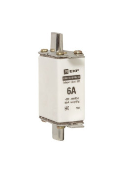 Плавкая вставка ППН-33 100/6А габарит 00С EKF
