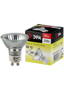 Лампа галогенная GU10-JCDR (MR16) -35W-230V ЭРА C0027385