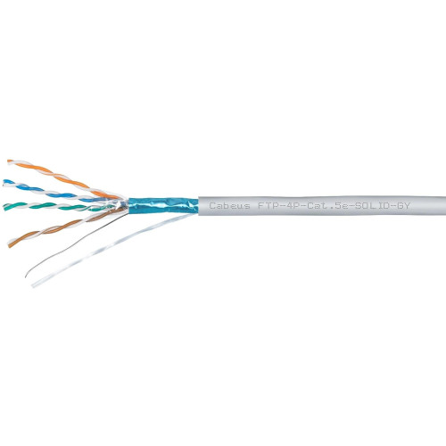 Cabeus FTP-4P-CAT.5E-SOLID-LSZH-GY