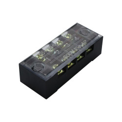 ТВ-1504, 15А, 4 клеммные пары, IP30, блок зажимов  (ЭТ)