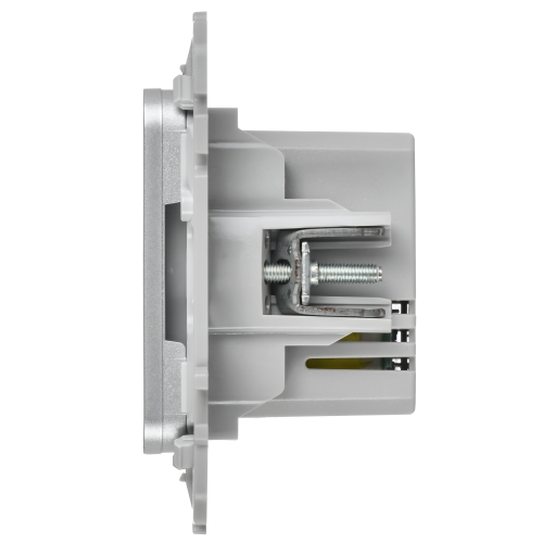 FLITE Розетка USB A+A 2,1А РЮ-2-ФлА алюминий IEK FLITE Розетка USB A+A 2,1А РЮ-2-ФлА алюминий IEK