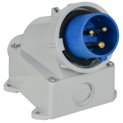 Вилка стационарная ССИ-5132 16А-6ч/220В 2P+PE IP67 IEK