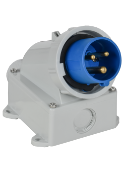 Вилка стационарная ССИ-5132 16А-6ч/220В 2P+PE IP67 IEK
