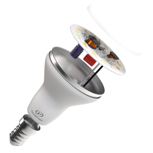 Лампа светодиодная RS LED R50 E14 7W 220-240V 4000К 7Вт рефлектор 560лм Ra 90 15010645078 Лампа светодиодная RS LED R50 E14 7W 220-240V 4000К 7Вт рефлектор 560лм Ra 90 15010645078