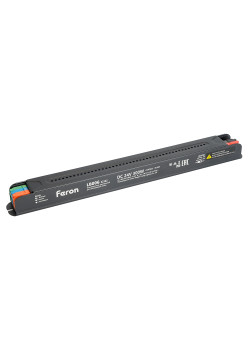 Трансформатор  для светодиодной ленты с диммированием 300W 24V IP20 , клипсы, LB006