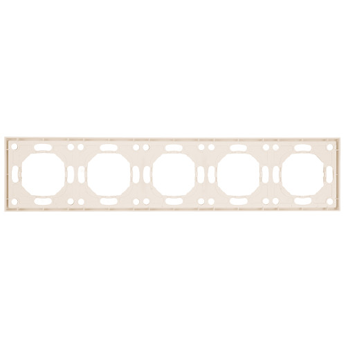 Рамка STEKKER, PFR00-5005-08 5-местная, серия Эмили, кашемир, soft touch Рамка STEKKER, PFR00-5005-08 5-местная, серия Эмили, кашемир, soft touch