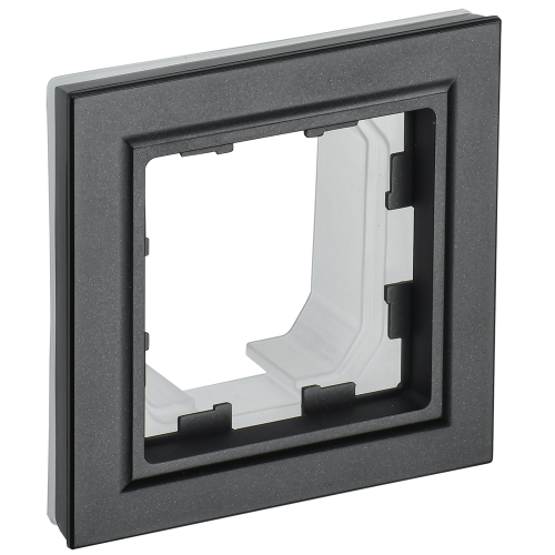 BRITE Рамка 1-местная IP44 РУ-1-БрЧ-44 черный IEK