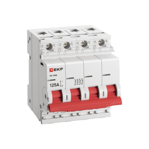 Выкл. нагрузки ВН-125N 4P 125А PROXIMA EKF