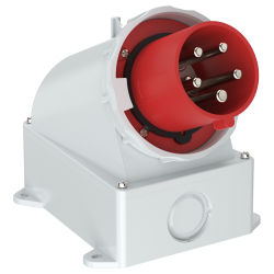 Вилка стационарная ССИ-5352 63А-6ч 380В 3P+PE+N IP67 IEK