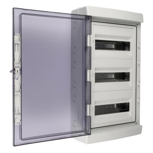 Бокс модульный накладной PDB/W 4036 GR (ЩРН-ПГ-36) IP65 пластик. Pro JazzWay 5072169