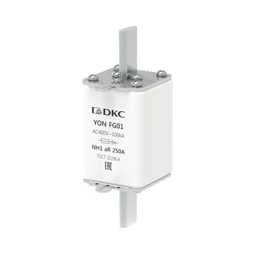 Предохранитель YON ножевого типа FG1 250А 400V характеристика aR