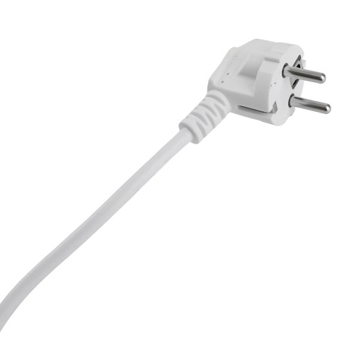 Удлинитель 3-местный с/з с выключ. STEKKER HM071-31-03 3x1мм2, 3м, 250В, 16А, 1USB+2C, 2.4A, сер Home, белый