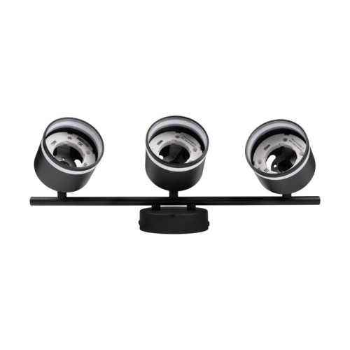 Светильник PCL-0703 max 20Вт (каждая лампа) 3xGX53 IP20 230В BL настен./потолочн. декор. под лампу JazzWay 5066847
