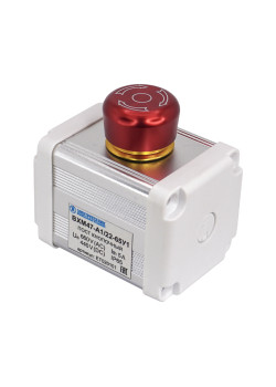 BXM47-A1/22-65У1 (1 красная грибовидная кнопка с фиксацией (1C1NO1NC)), пост управления  (ЭТ)