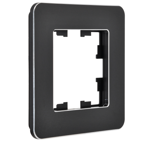 BRITE Рамка 1-местная РУ-1-1-Бр металл черный RE IEK BRITE Рамка 1-местная РУ-1-1-Бр металл черный RE IEK