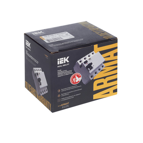 ARMAT Выключатель дифференциального тока R10N 4P 25А 30мА тип A IEK ARMAT Выключатель дифференциального тока R10N 4P 25А 30мА тип A IEK