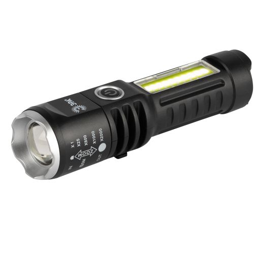 Фонарь светодиодный UA-403 универсальный аккумуляторный 5Вт LED+3Вт COB оптический Zoom 4 режима USB type-C Эра Б0069805 Фонарь светодиодный UA-403 универсальный аккумуляторный 5Вт LED+3Вт COB оптический Zoom 4 режима USB type-C Эра Б0069805