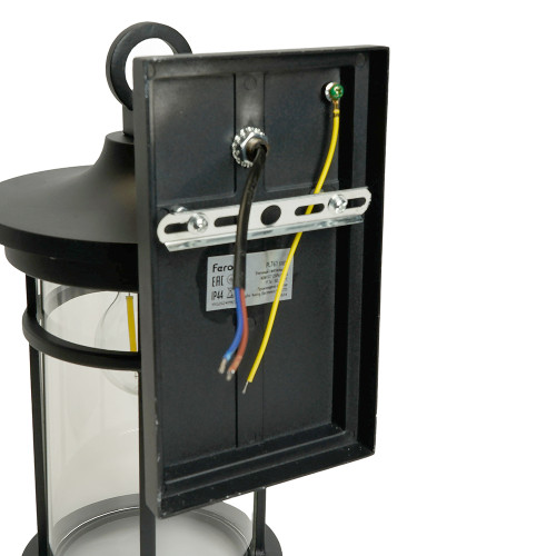 Светильник садово-парковый Feron PL761 на стену вниз 60W 230V E27,  черный