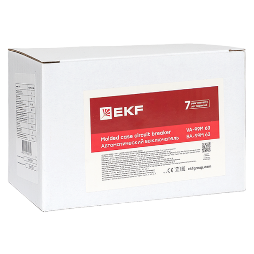 ВА-99М 63/63А 3P 10In 25кА с термомагнитным расцепителем EKF