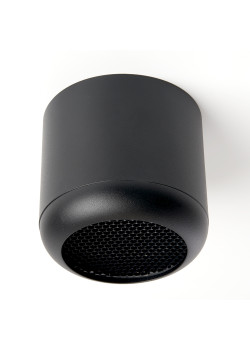 Светильник потолочный Feron HL365 Barrel ECHO 12W, 230V, GX53, чёрный, с антибликовой сеточкой