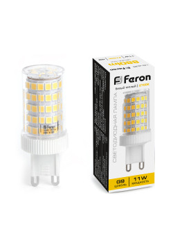 Лампа светодиодная Feron LB-435 G9 11W 175-265V 2700K